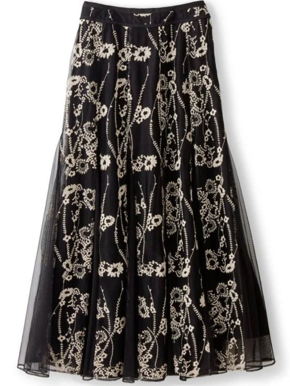 Windswept Free People Soft Surrounding Leatrice Floral Goth Boho Embroidered